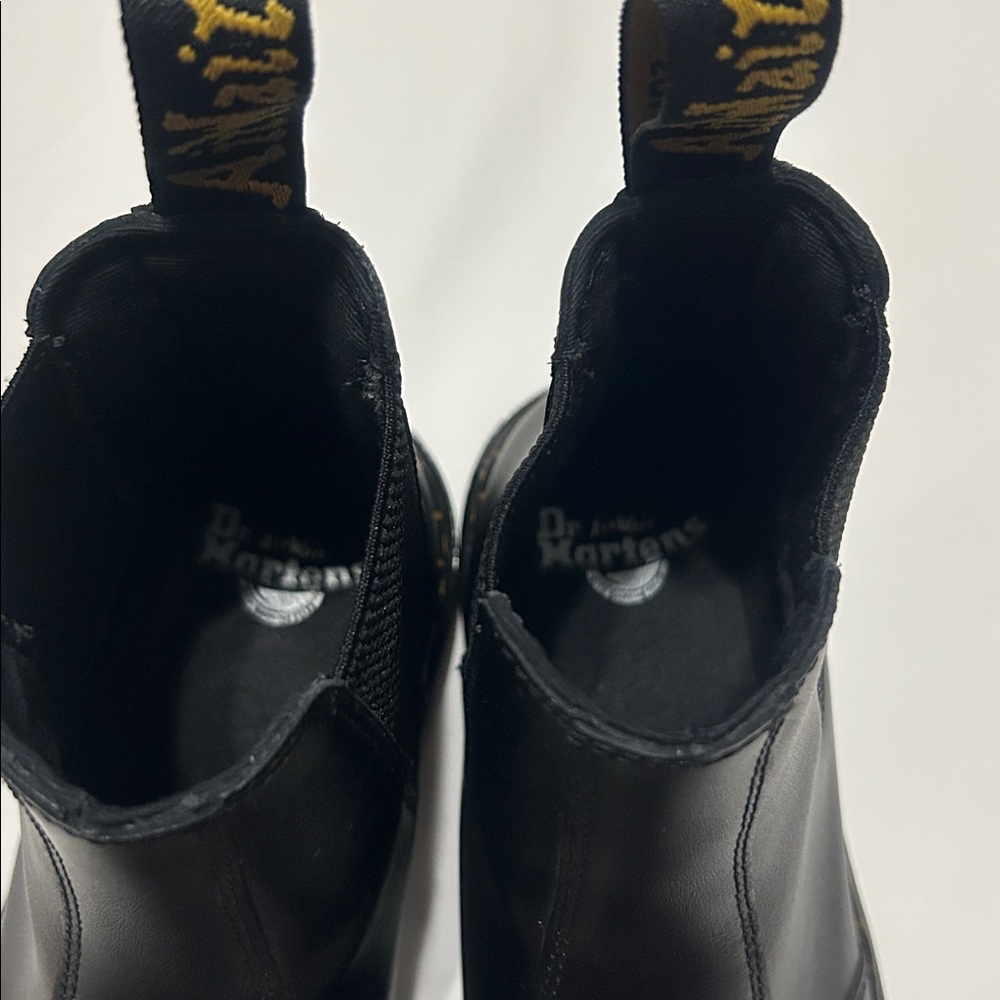 Dr. Martens Dorrian Black Leather Chelsea Boots size 9 New - Picture 9 of 11